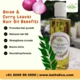 Onion and Curry Leaves Hair Oil (100ml)