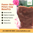 Paneer Rose Petals Soap (110g)