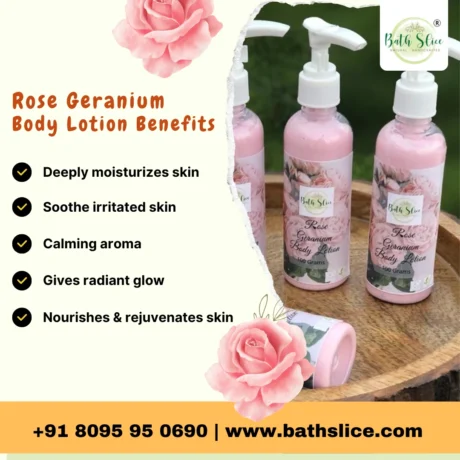 Rose Geranium Body Lotion Benefits