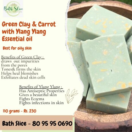 Benefits of Green Clay & Carrot WIth Ylang Ylang Essential Oil