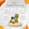 Carrot Puree Soap (100 gms)