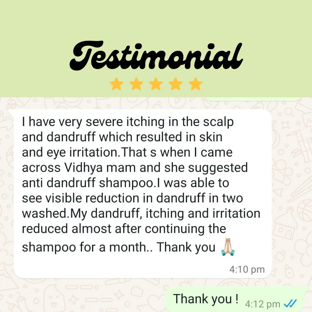 Anti Dandruff Neem Shampoo Review